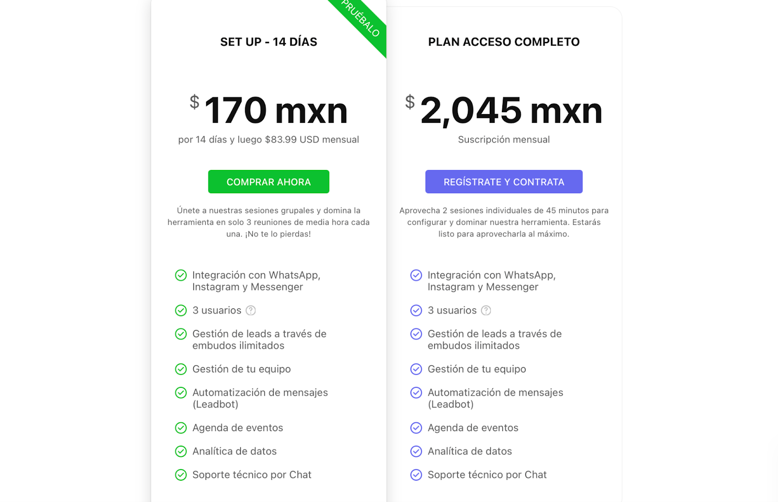 ejemplos de CRM Leadsales