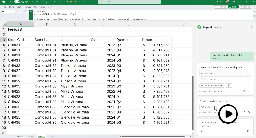 Tabla de Excel para CRM
