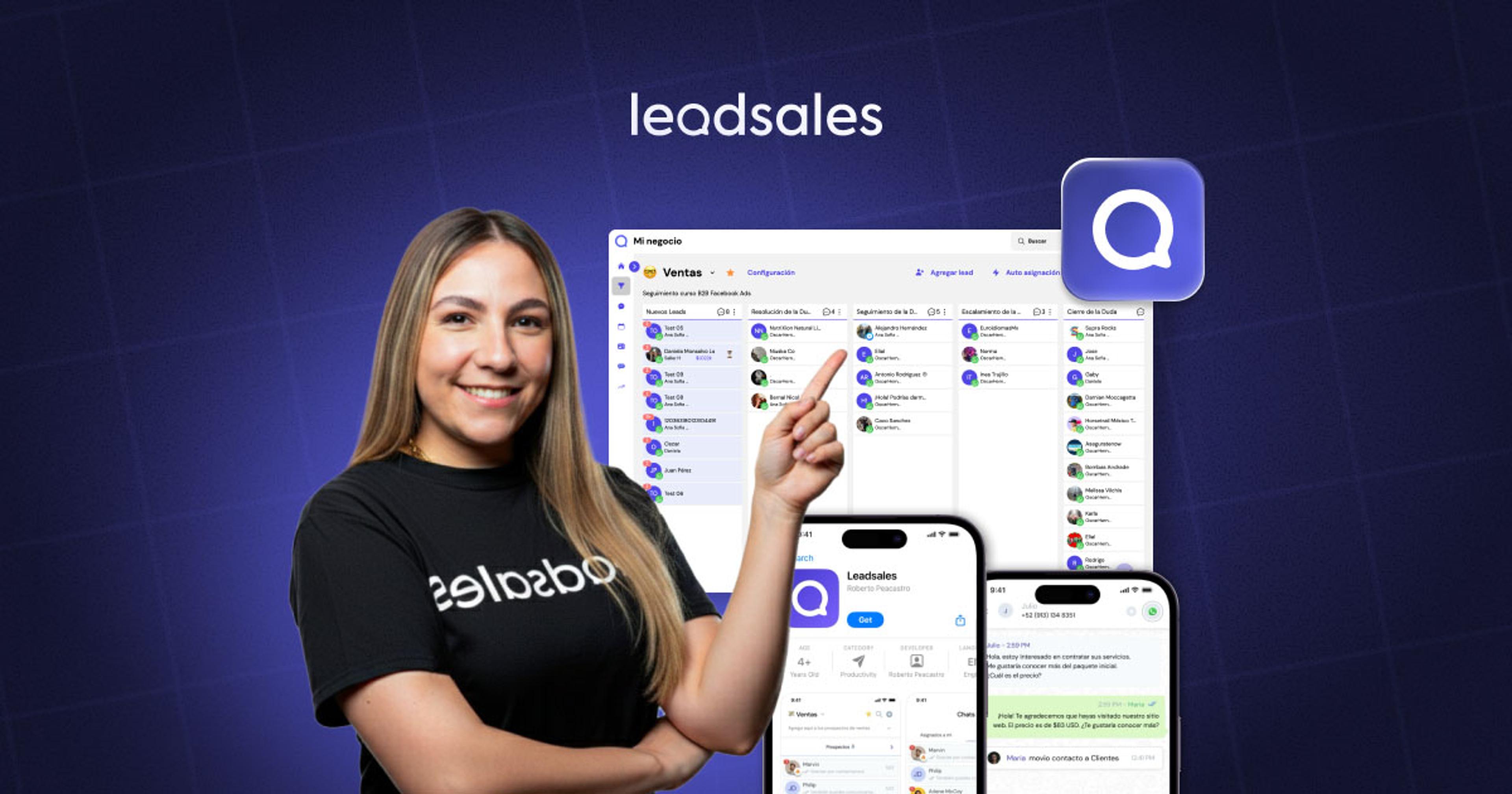 Portada del artículo: Las 5 ventajas de Leadsales para vender y atender clientes por WhatsApp