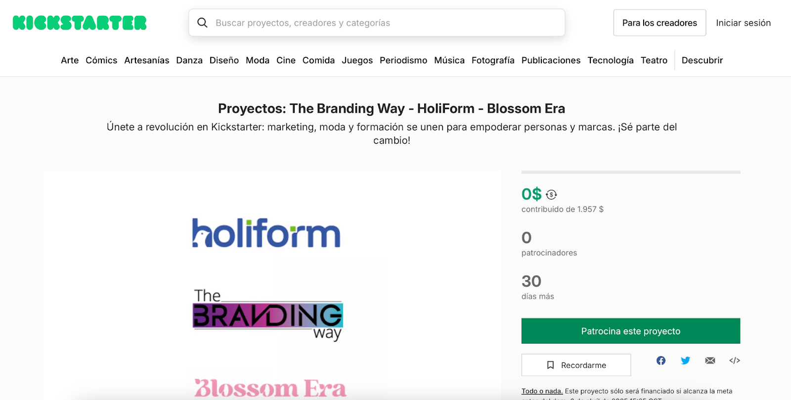 Qué es el Crowdfunding: Kickstarter