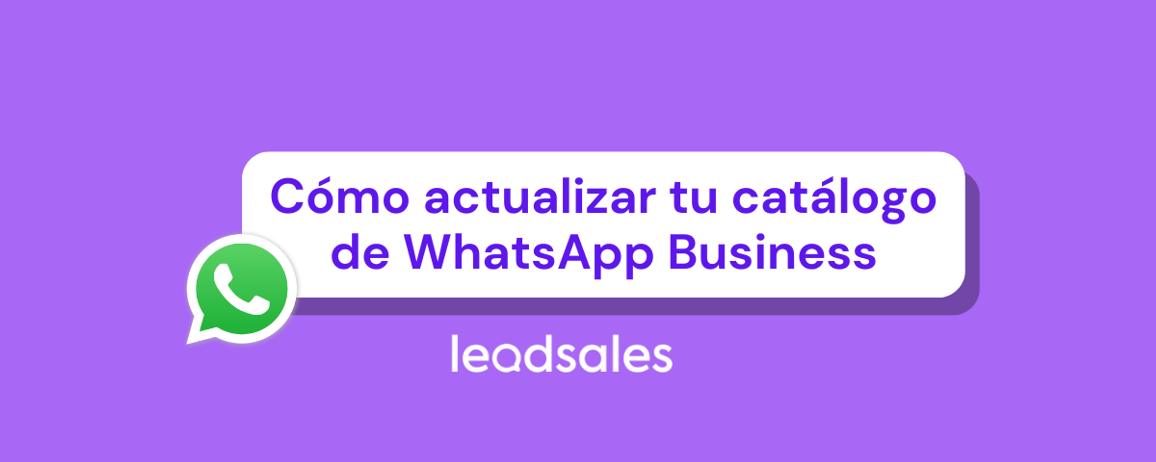 Portada del artículo: Cómo actualizar tu catálogo de WhatsApp Business