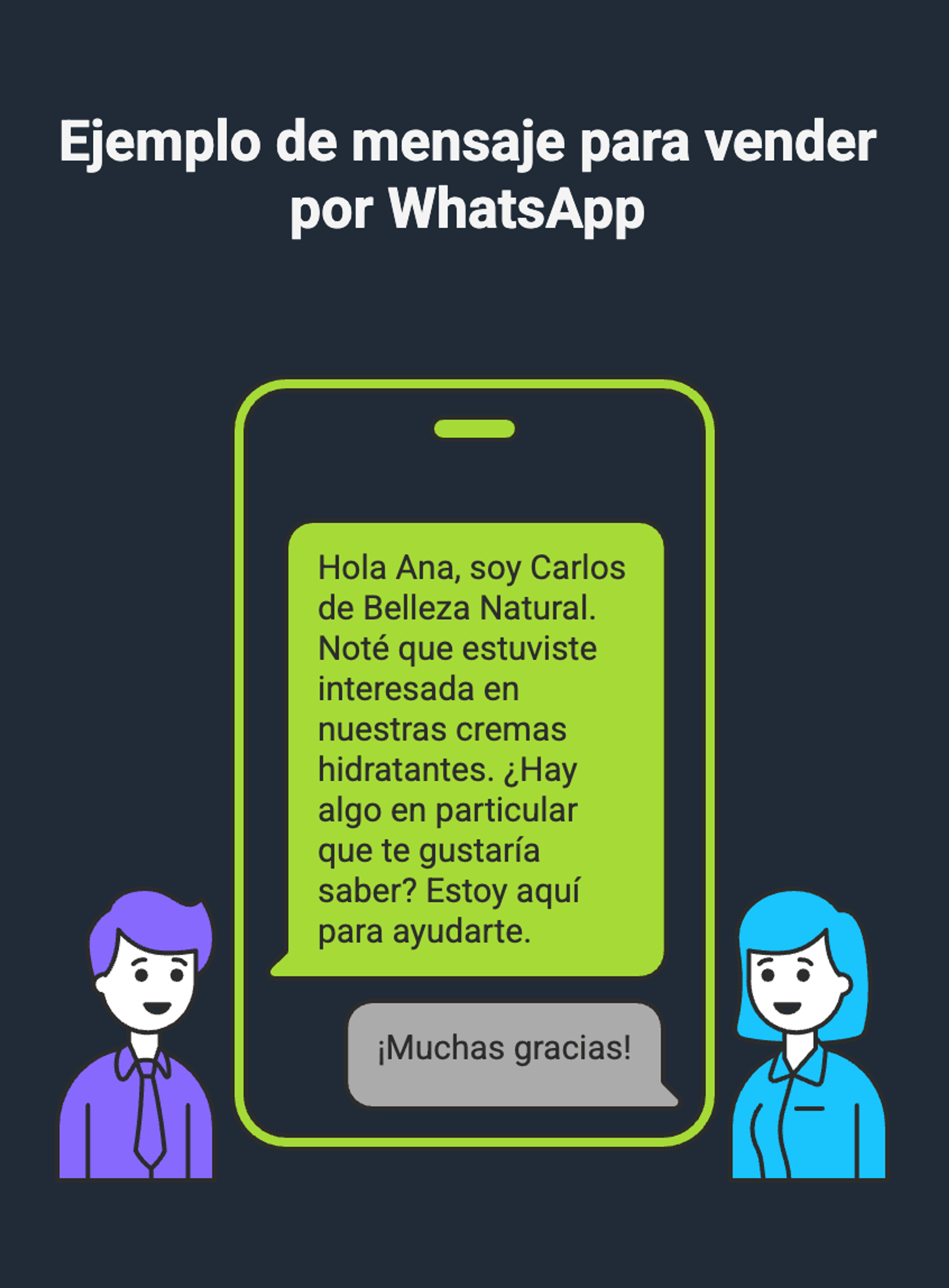 Ilustración del artículo: Ejemplos de mensajes de ventas por WhatsApp: cómo iniciar conversaciones