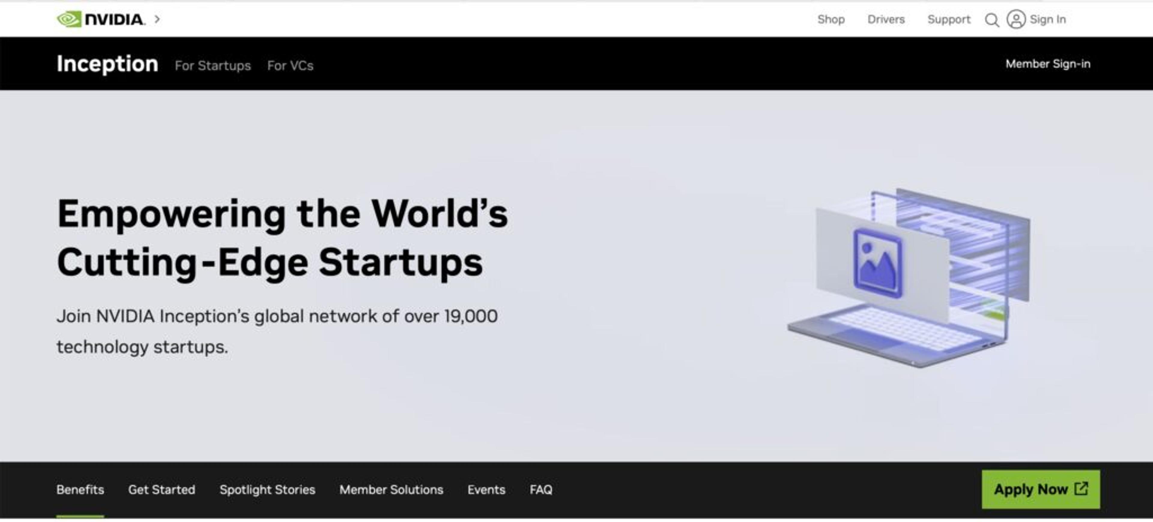 NVIDIA Inception para startups