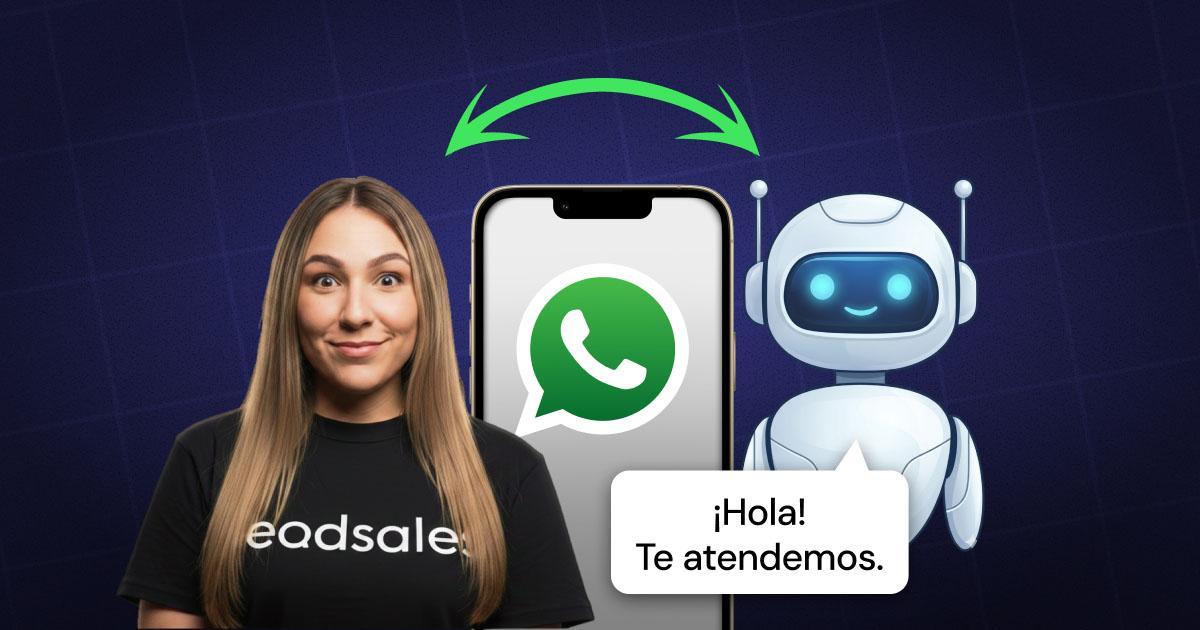 Portada del artículo: Cómo combinar IA y asesores humanos en WhatsApp para vender más