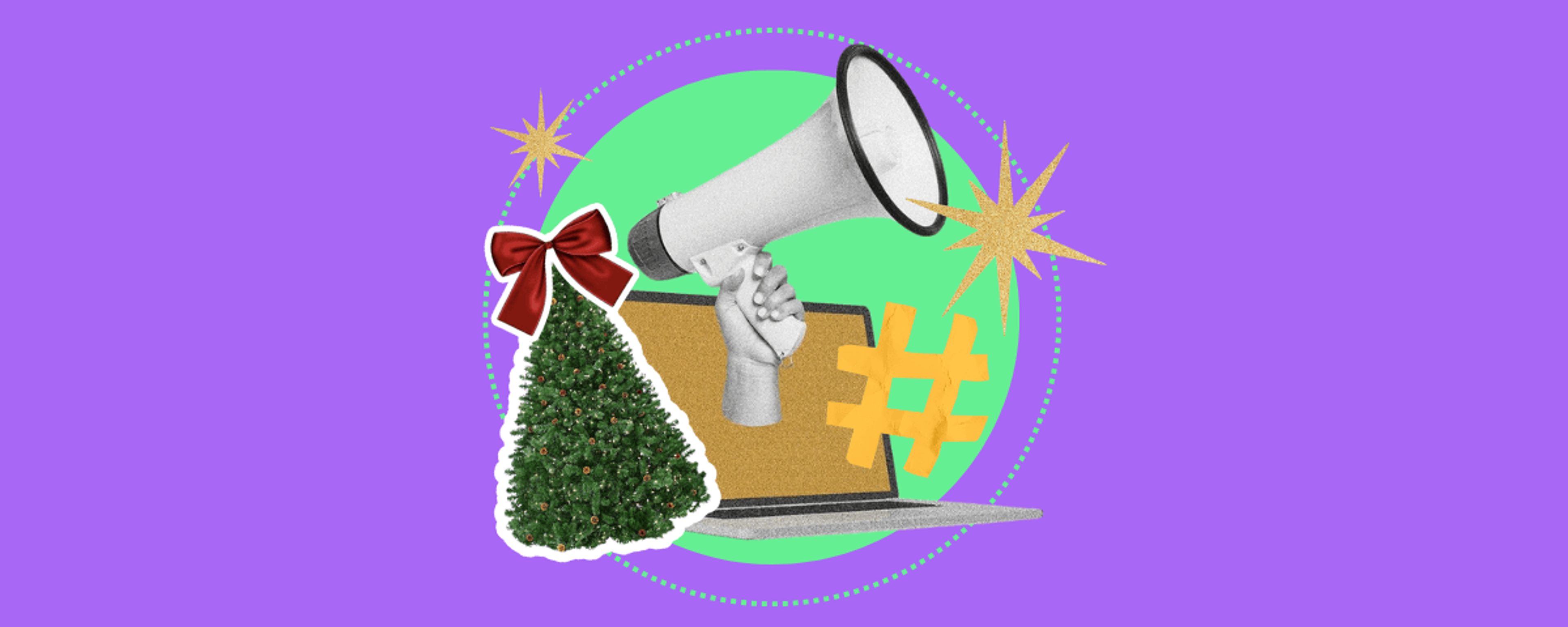 Portada del artículo: Cómo usar hashtags para Navidad y conectar con tu audiencia