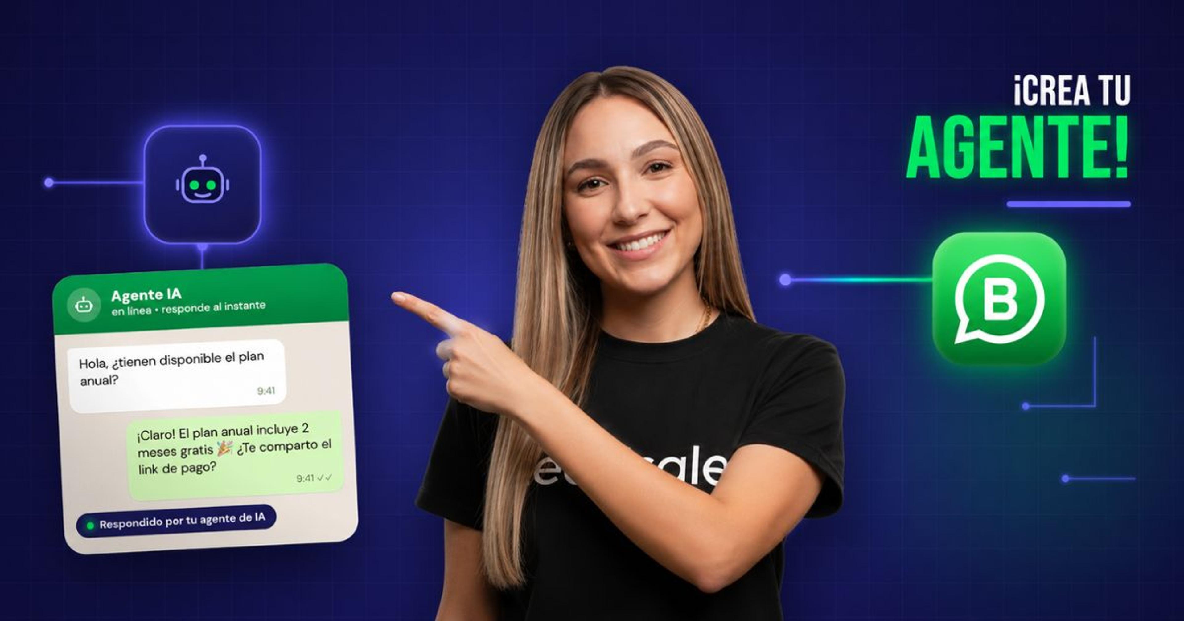 Portada del artículo: Cómo crear un agente de IA para WhatsApp sin código