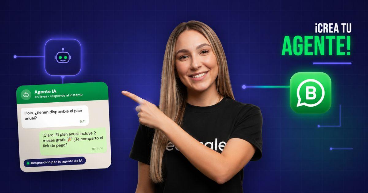 Portada del artículo: Cómo crear un agente de IA para WhatsApp sin código