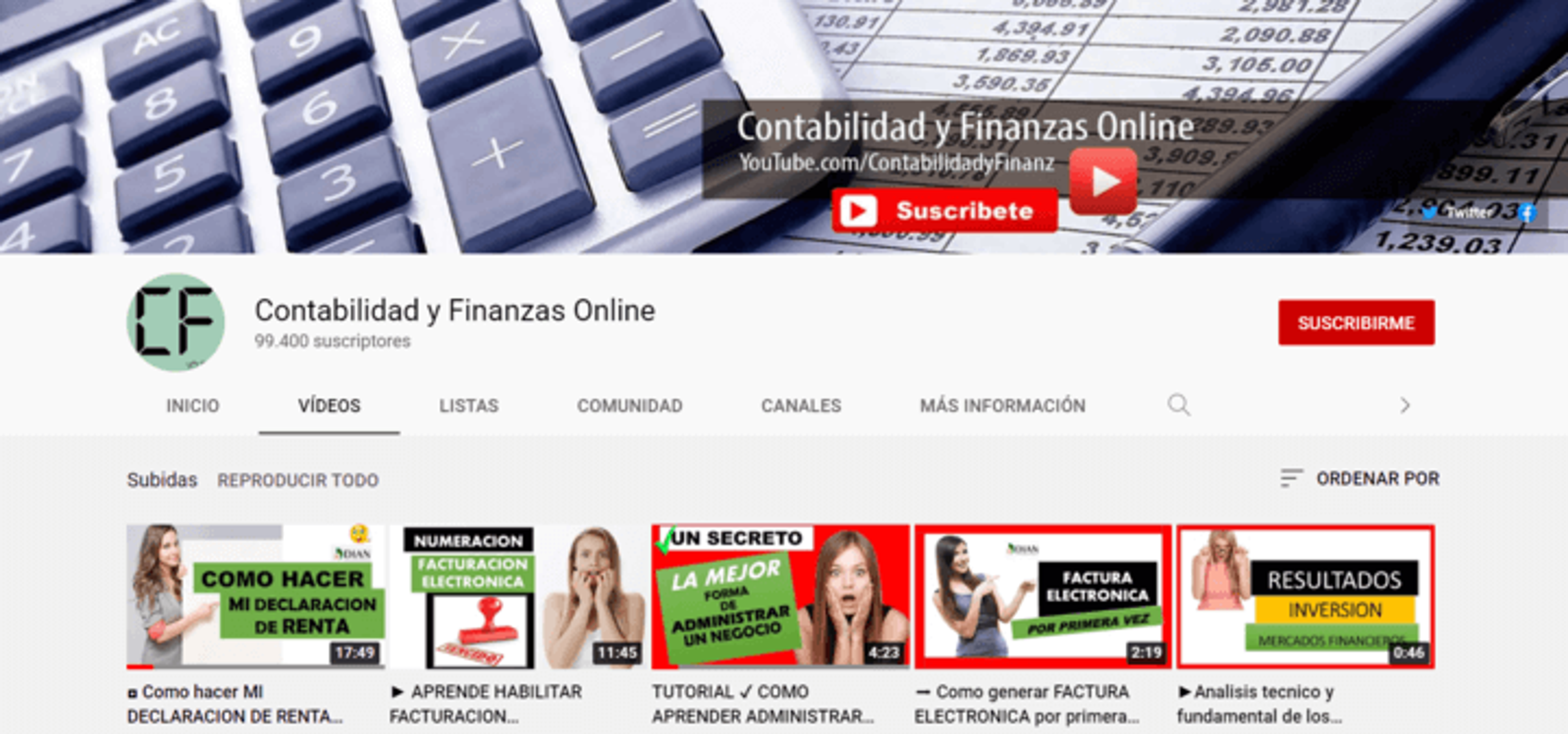 Ilustración del artículo: Top 5 canales de YouTube de contabilidad