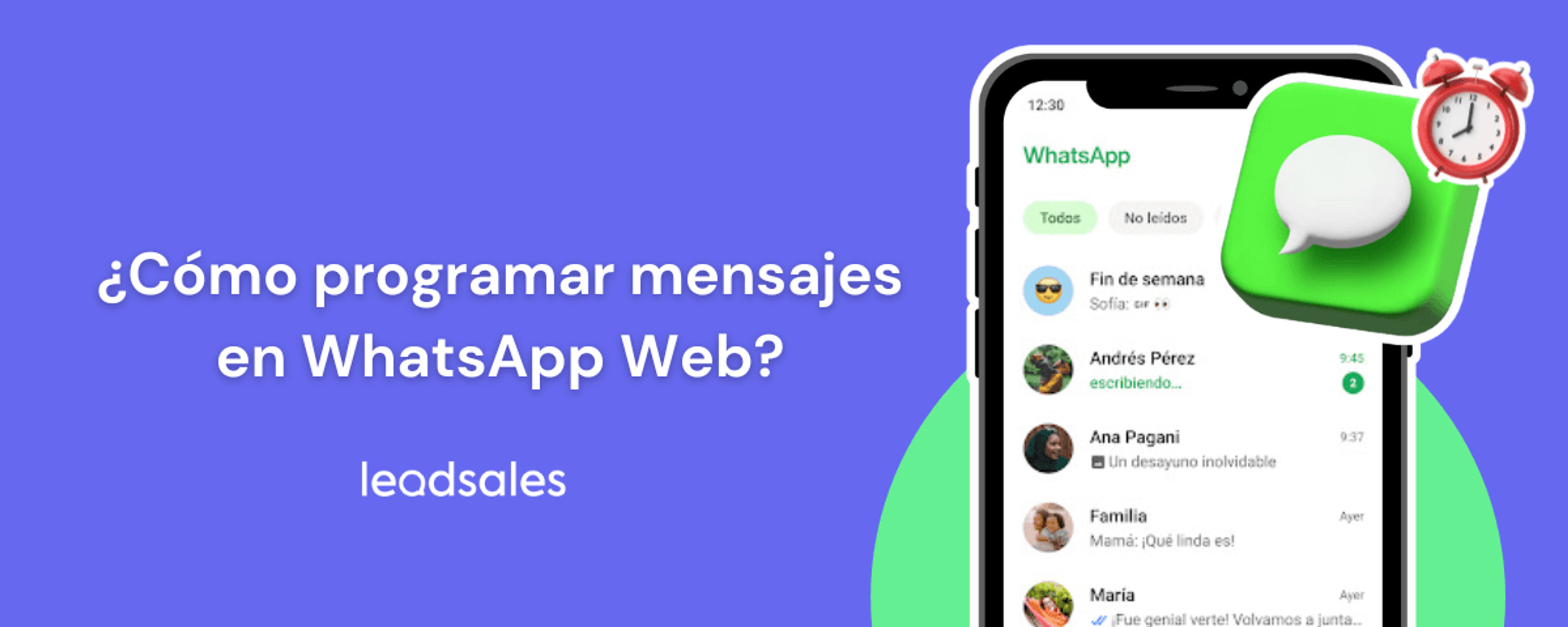 Portada del artículo: Cómo programar mensajes en WhatsApp Web desde tu computadora