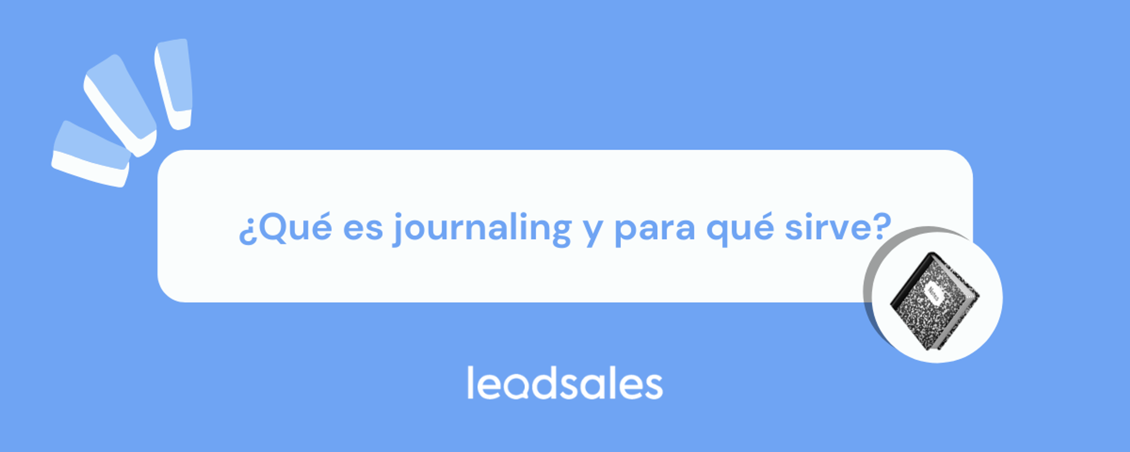 Portada del artículo: ¿Qué es journaling y para qué sirve?