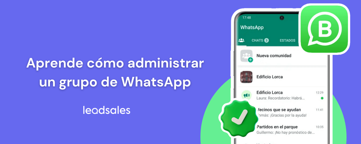 Portada del artículo: Consejos para administrar un grupo de WhatsApp Business exitosamente