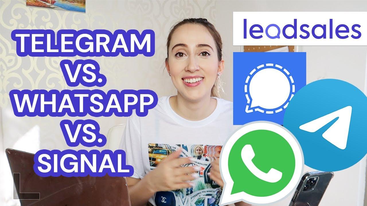 Video: Telegram vs WhatsApp vs Signal