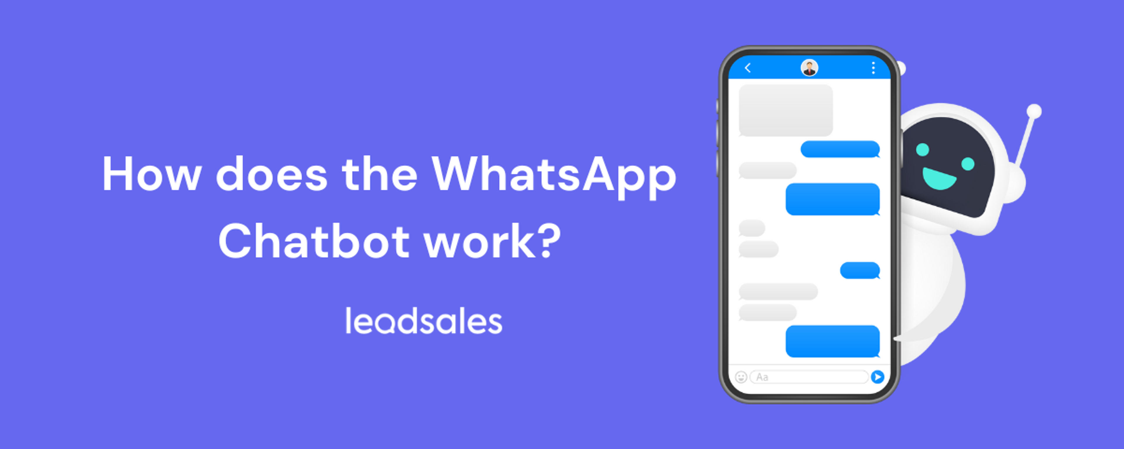 Cover image for the article: How does the WhatsApp Chatbot work