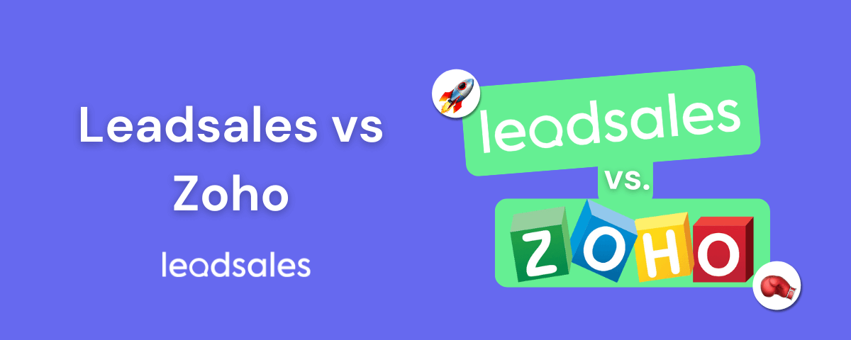 Portada del artículo: Leadsales vs Zoho: ¿cuál es el CRM ideal para tu negocio?