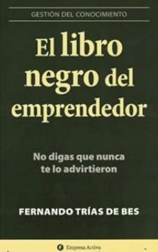 Portada del libro negro del emprendedor de F. Trías de Bes