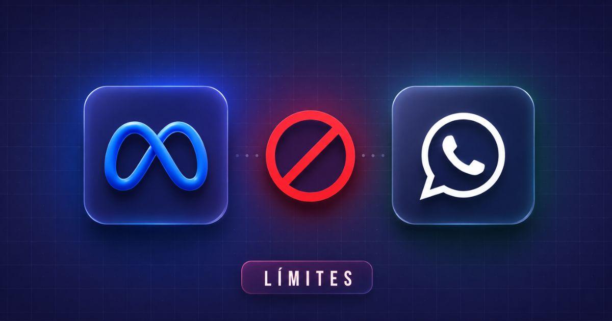 Portada del artículo: 8 limitaciones de Meta AI en WhatsApp que debes conocer antes de usarla en tu negocio
