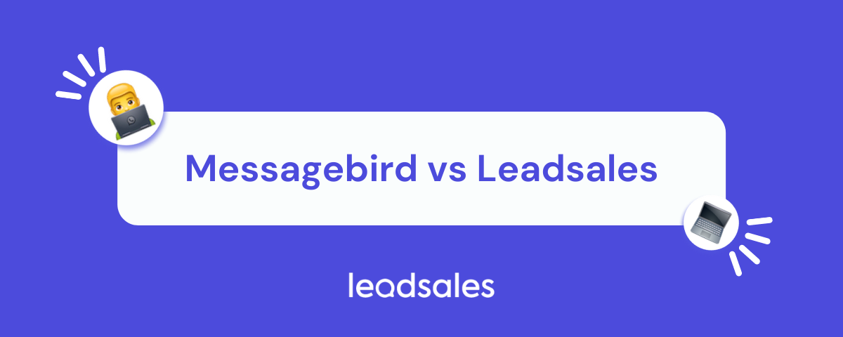 Portada del artículo: Messagebird vs Leadsales