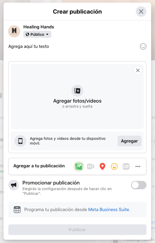 Como agregar link de WhatsApp en publicación de Facebook