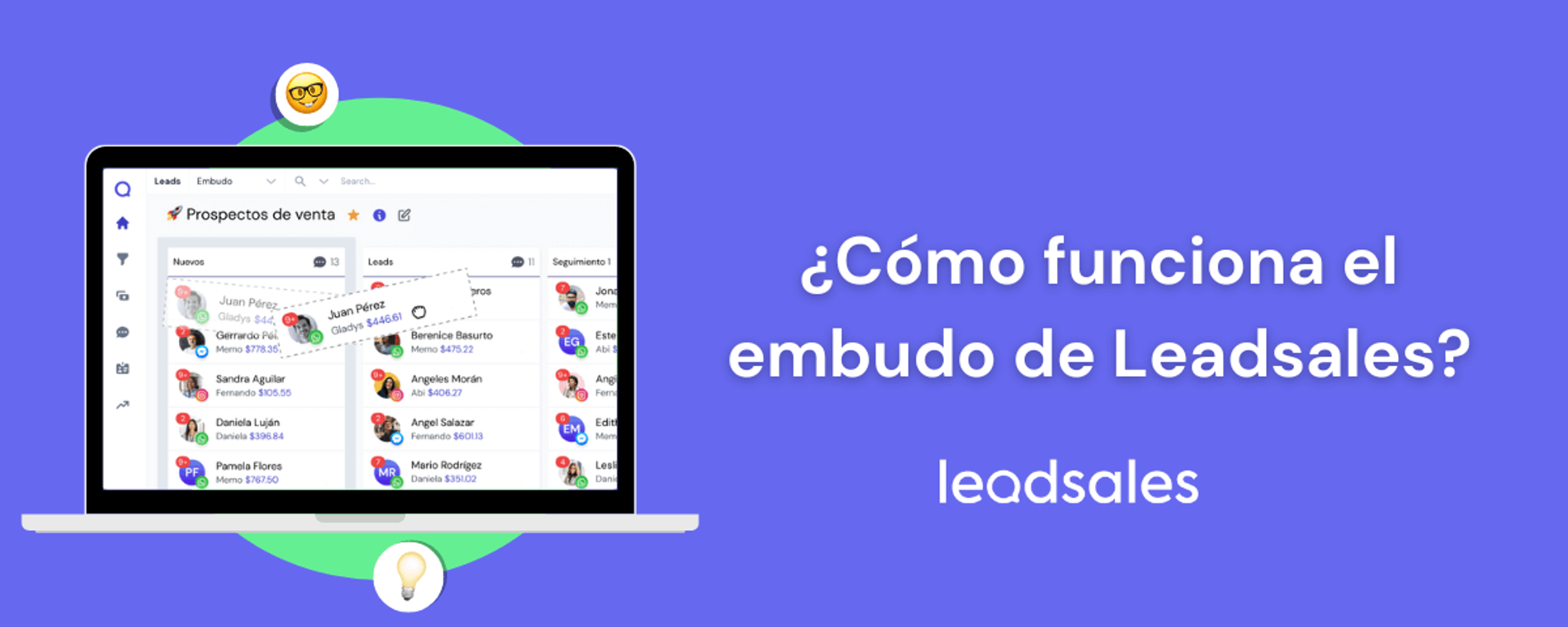 Portada del artículo: ¿Cómo funcionan los embudos de venta en Leadsales?