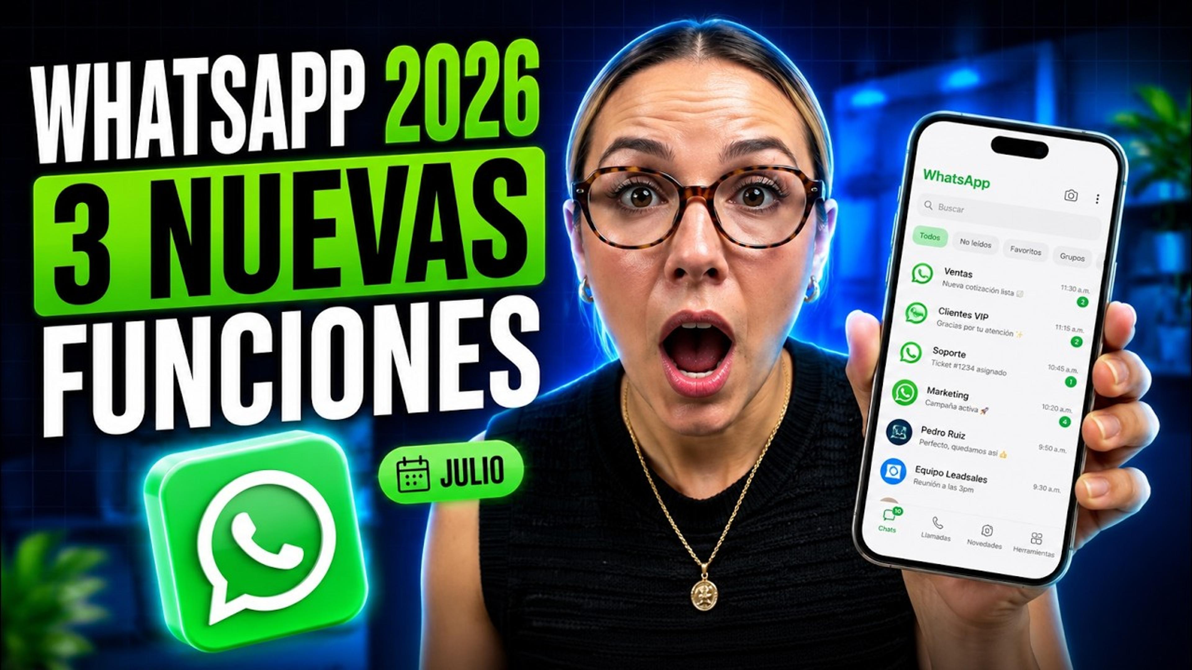 Video: 11 nuevas actualizaciones de WhatsApp para usuarios y negocios (2026)