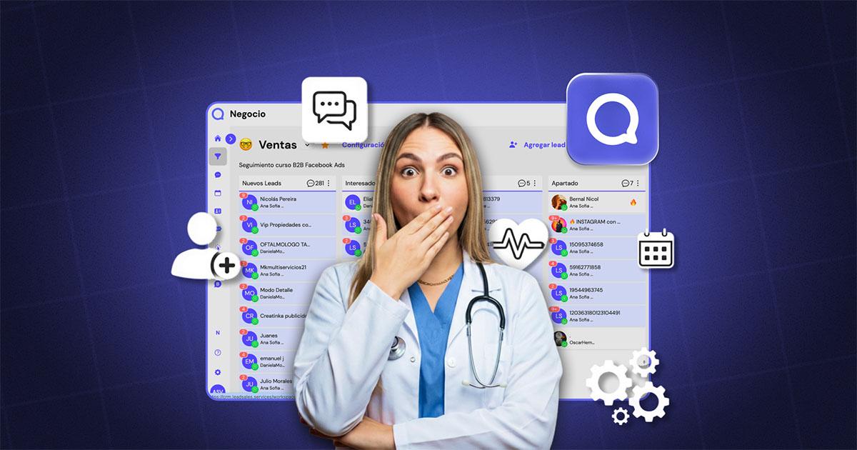 Portada del artículo: Mejores CRM para servicios de salud: 5 opciones para clínicas y consultorios