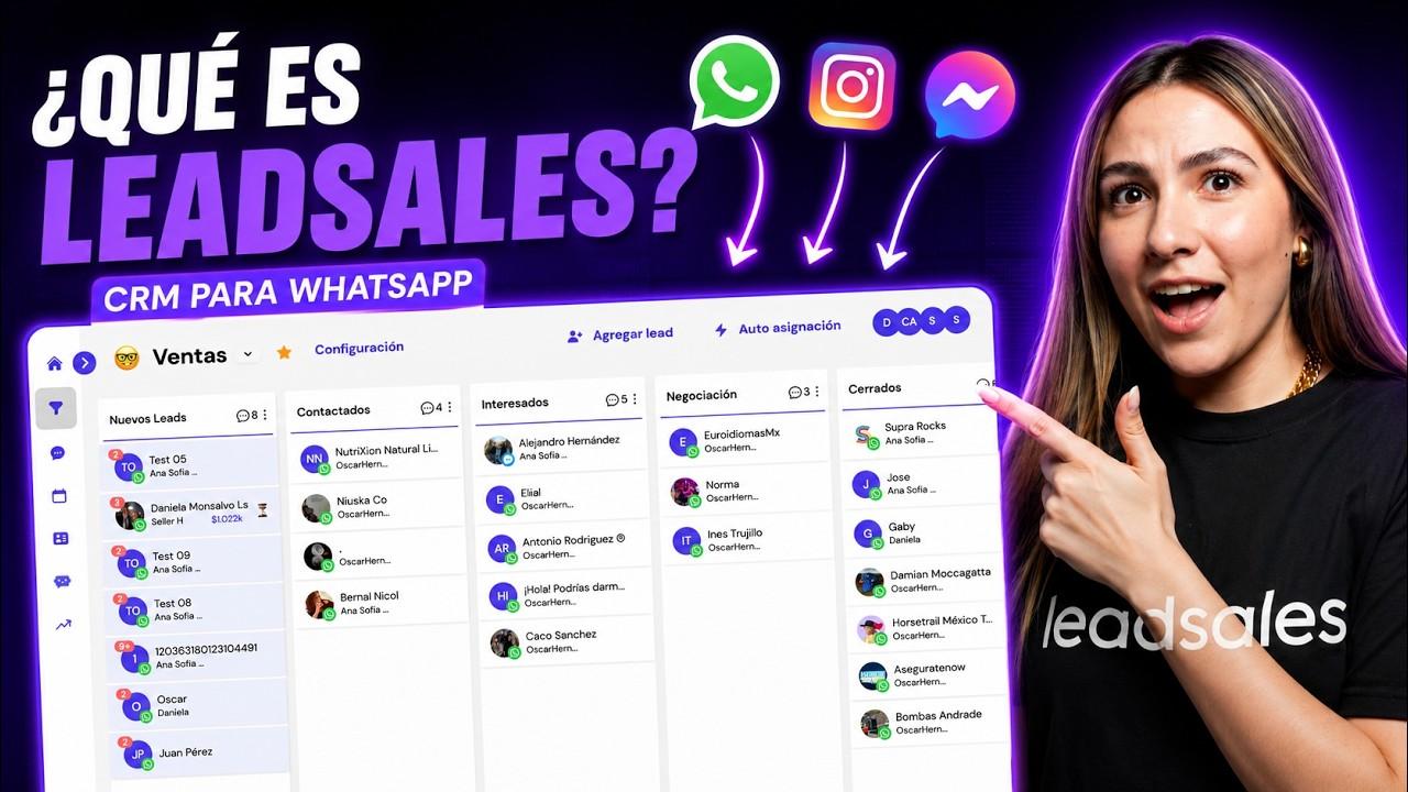 Video: Leadsales: qué es y cómo funciona este CRM para WhatsApp