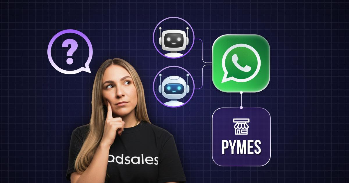 Portada del artículo: Top 5 mejores chatbot con IA para WhatsApp para PyMEs