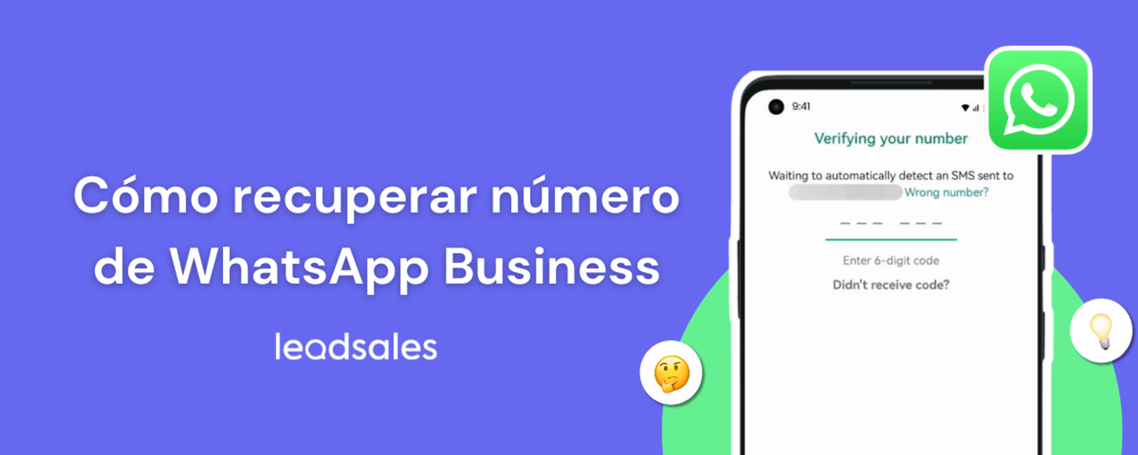Portada del artículo: Cómo recuperar número de WhatsApp Business y volver a usar tu cuenta