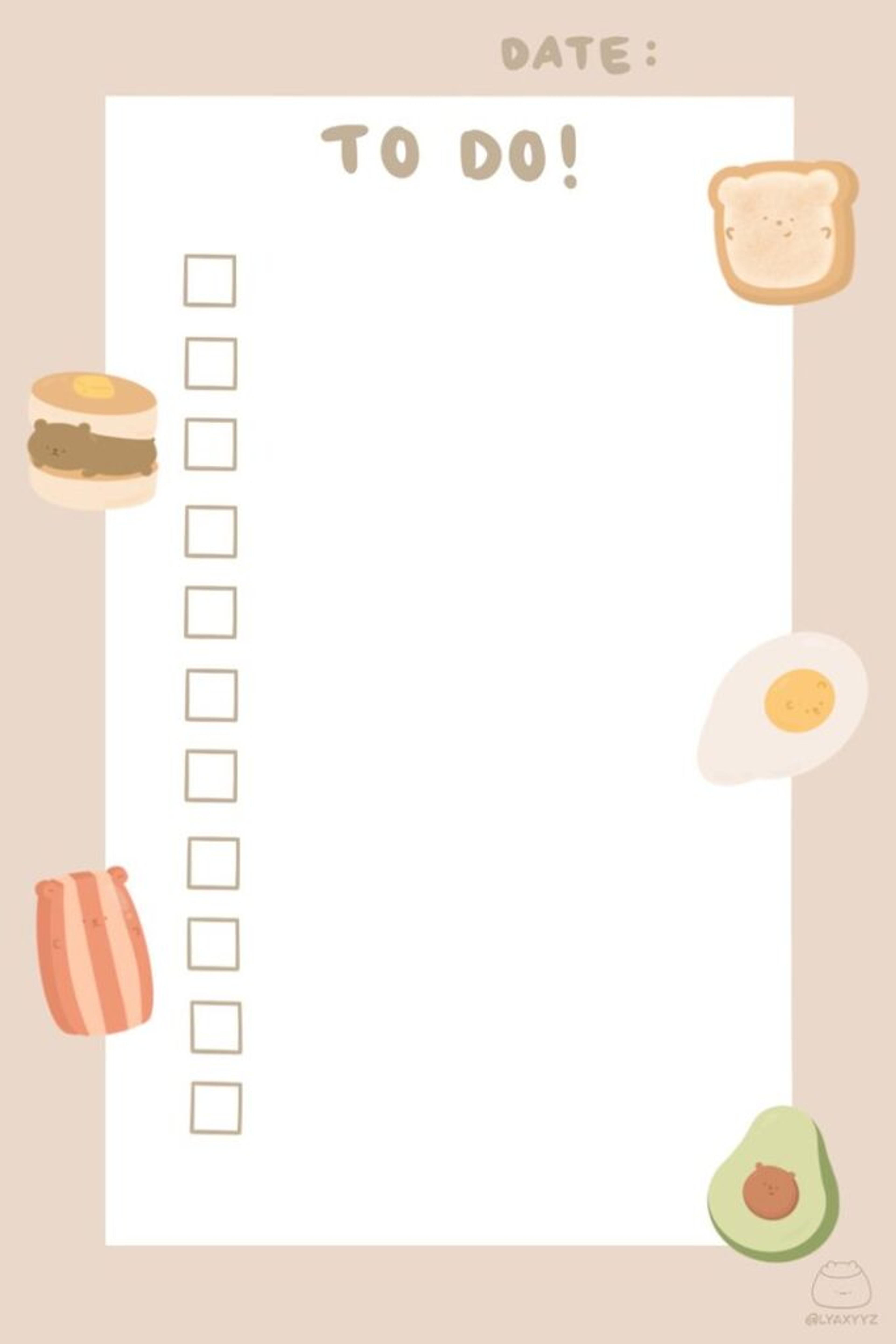 To do list
