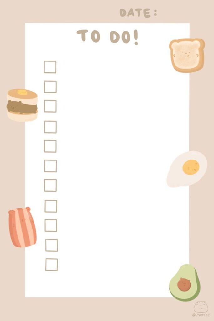 To do list