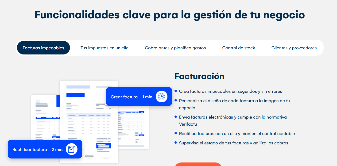 Portal web de Contasimple