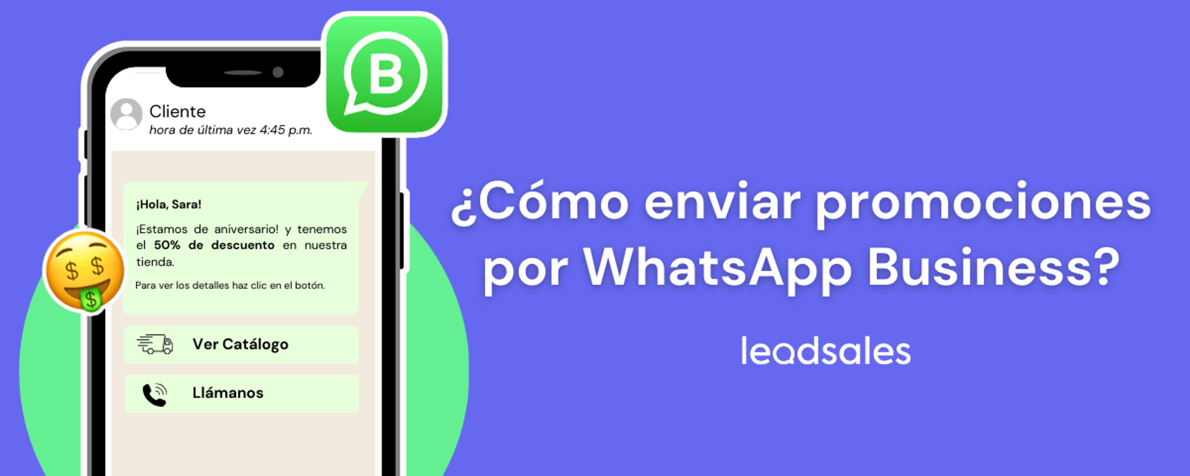 Portada del artículo: Cómo enviar promociones por WhatsApp Business sin riesgos de bloqueo