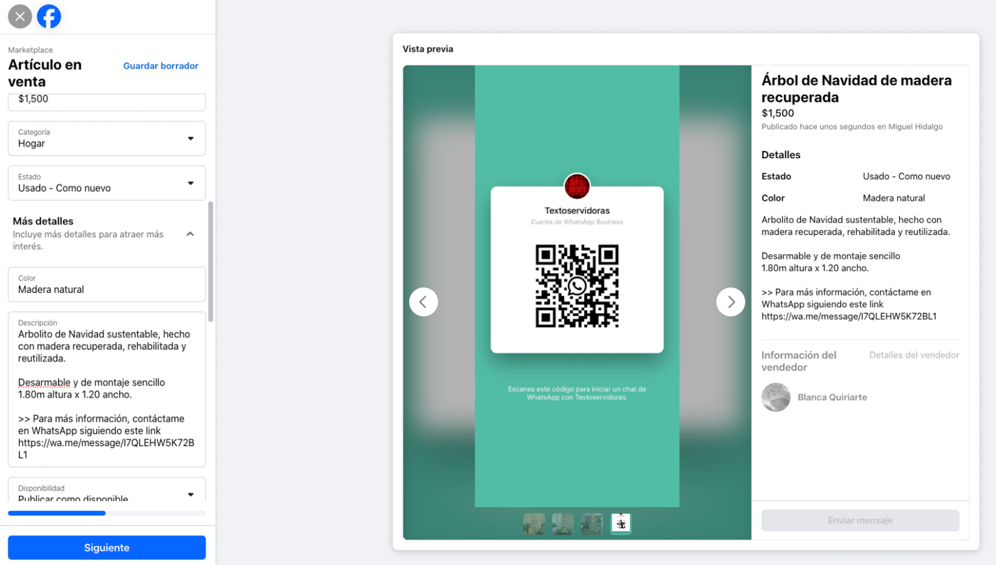 Ilustración del artículo: Guía para poner tu WhatsApp en Facebook Marketplace