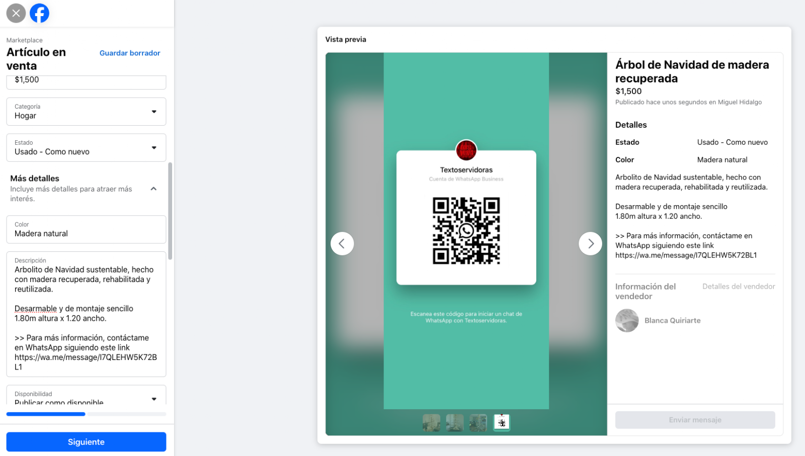 Ilustración del artículo: Guía para poner tu WhatsApp en Facebook Marketplace