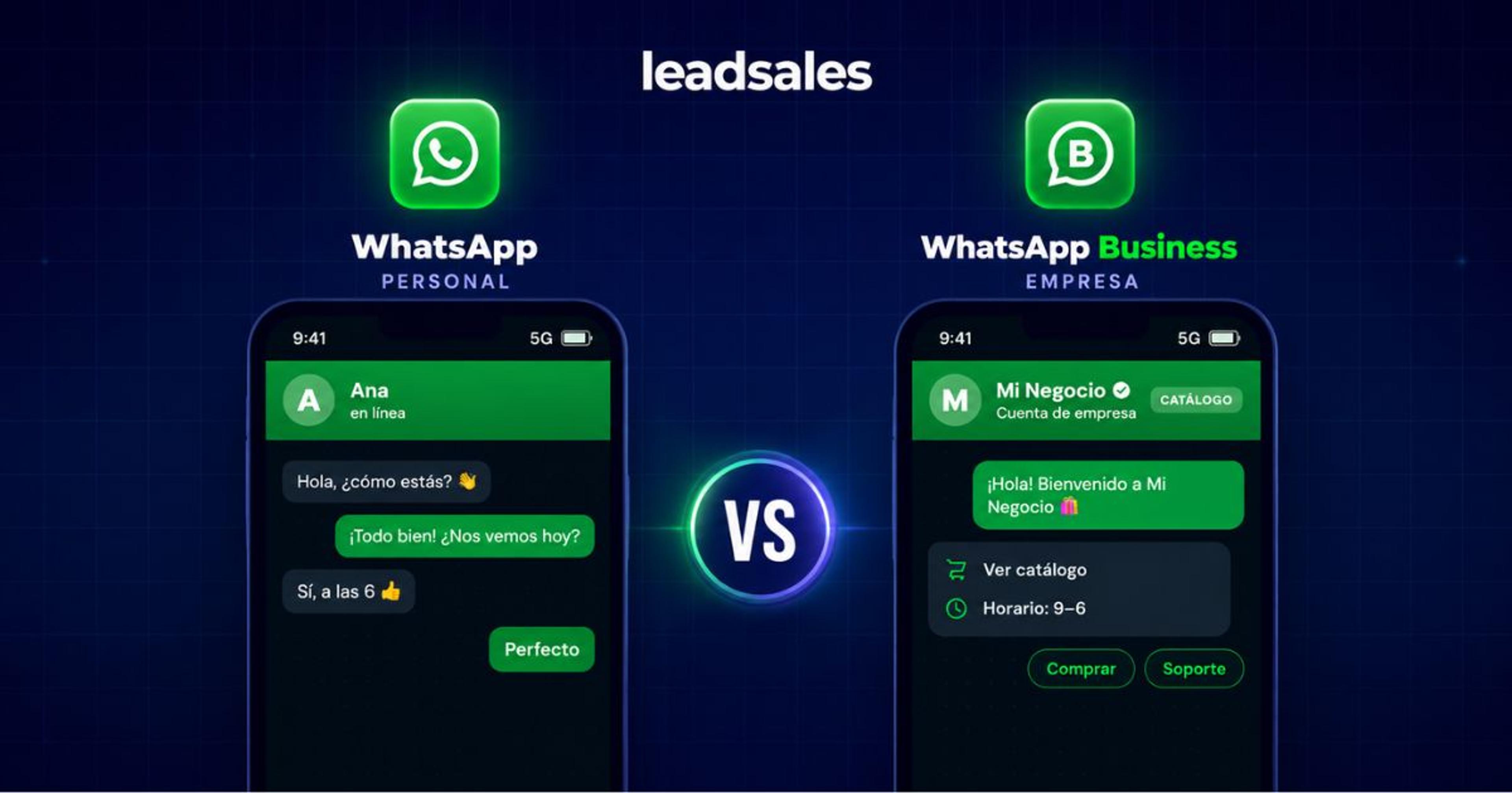 Portada del artículo: Diferencias entre WhatsApp y WhatsApp Business: funciones, límites y cuándo cambiar