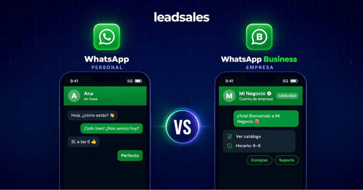 Portada del artículo: Diferencias entre WhatsApp y WhatsApp Business: funciones, límites y cuándo cambiar