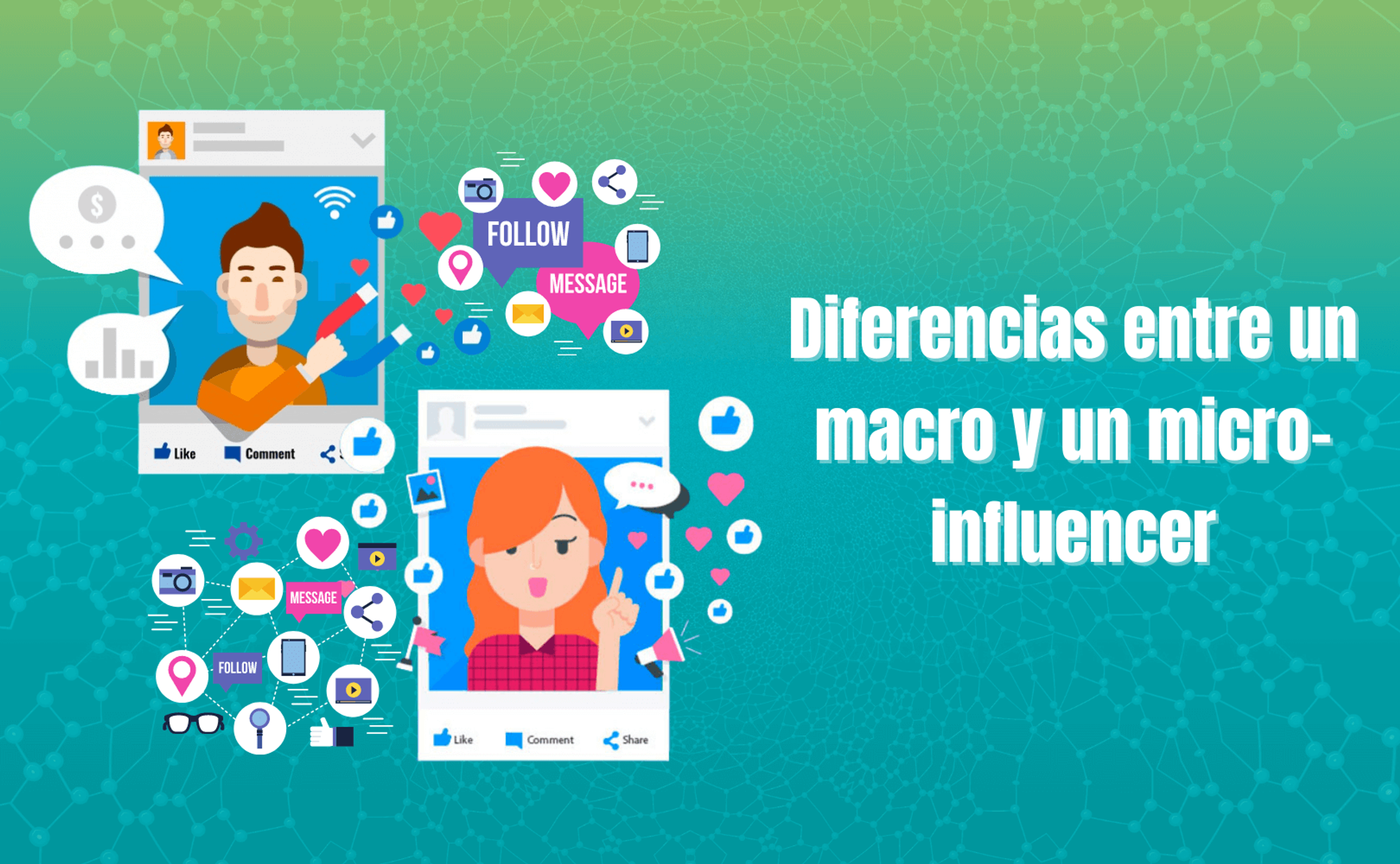 Portada del artículo: Diferencias entre un macro y un micro-influencer