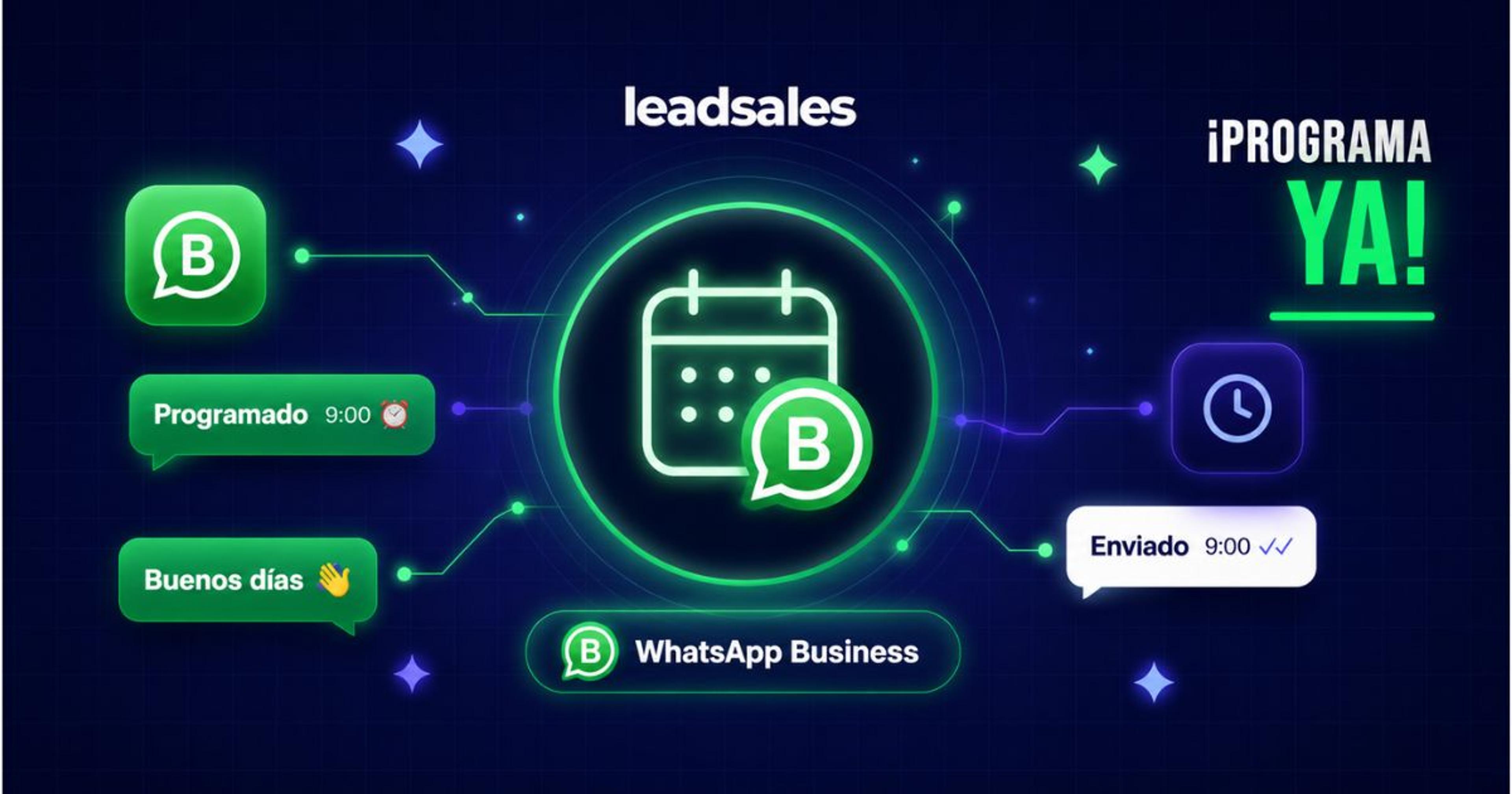 Portada del artículo: Cómo programar mensajes en WhatsApp Business: desde la app o con un CRM