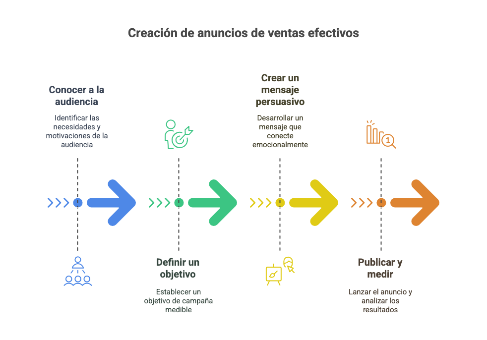 Pasos: cómo hacer anuncios de ventas efectivos