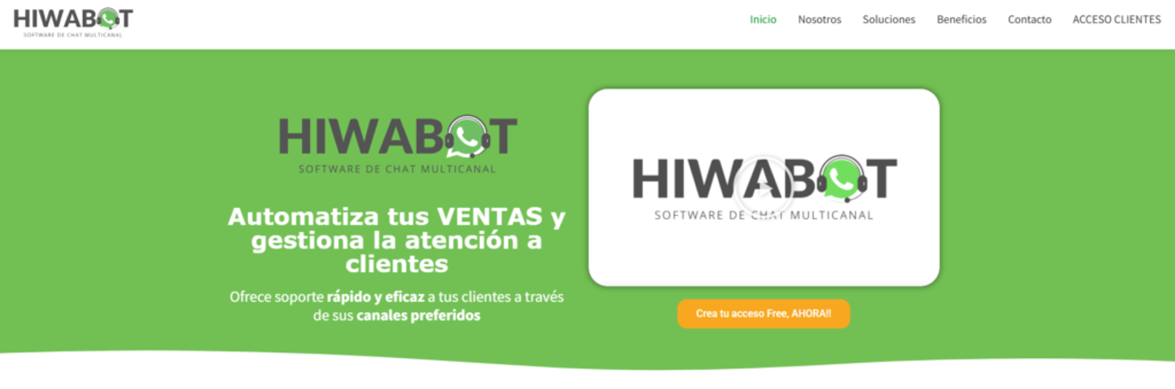 Página de Hiwabot