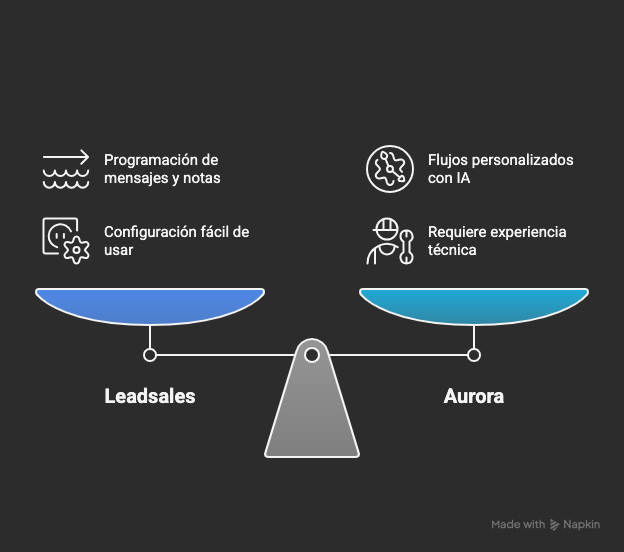 Ilustración del artículo: Leadsales vs Aurora: ¿cuál CRM para WhatsApp te conviene más?
