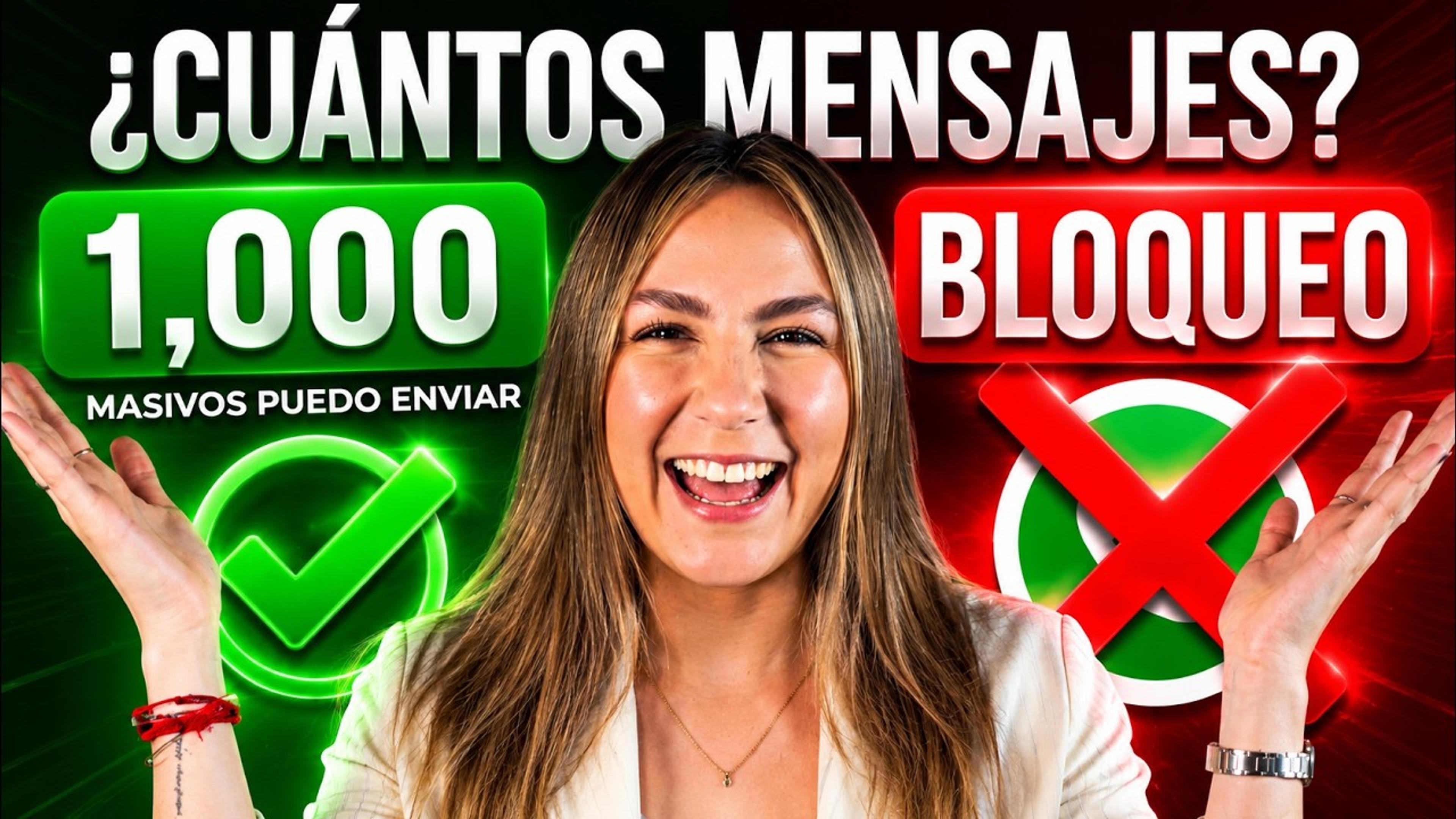 Video: Cuántos mensajes masivos puedes enviar por WhatsApp sin que te bloqueen