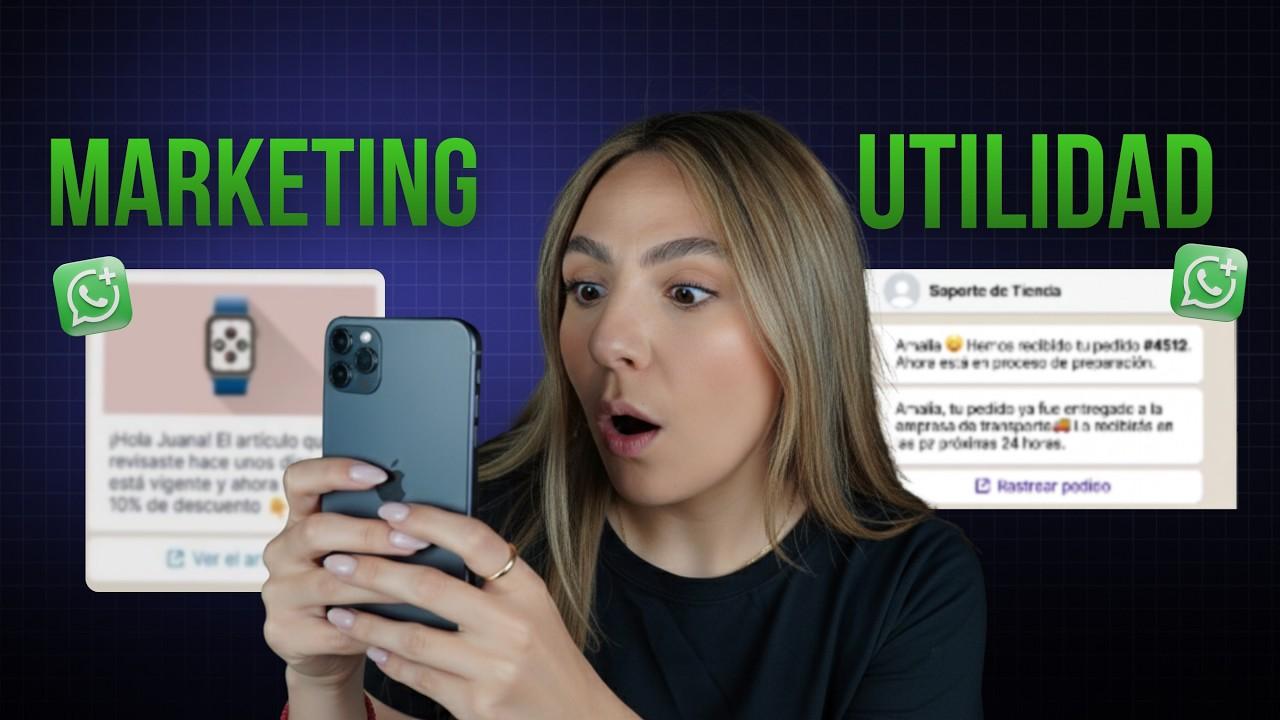 Plantillas de marketing vs utility en WhatsApp API: cual usar