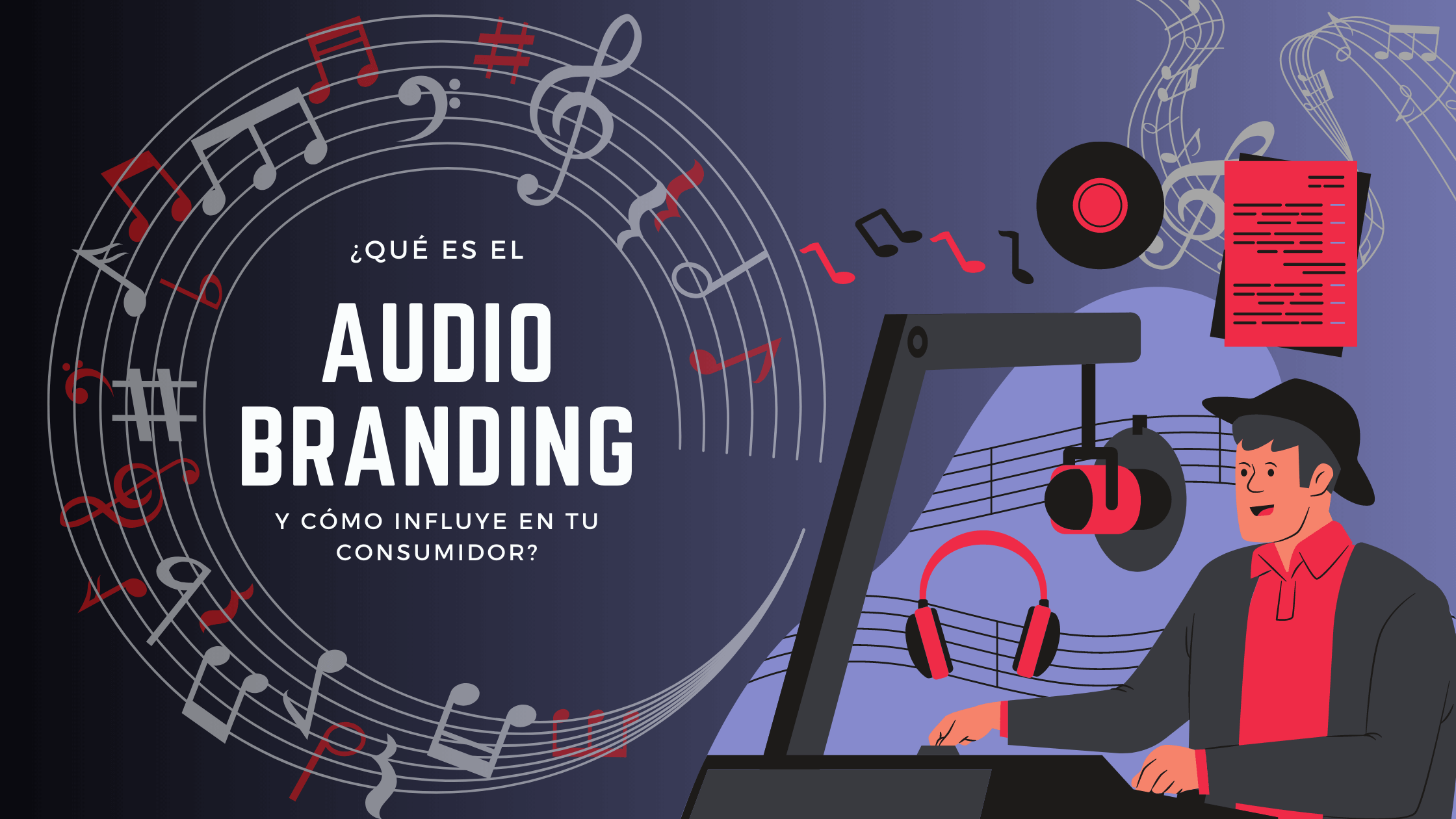 Portada del artículo: ¿Qué es el audiobranding y cómo influye en tu consumidor?