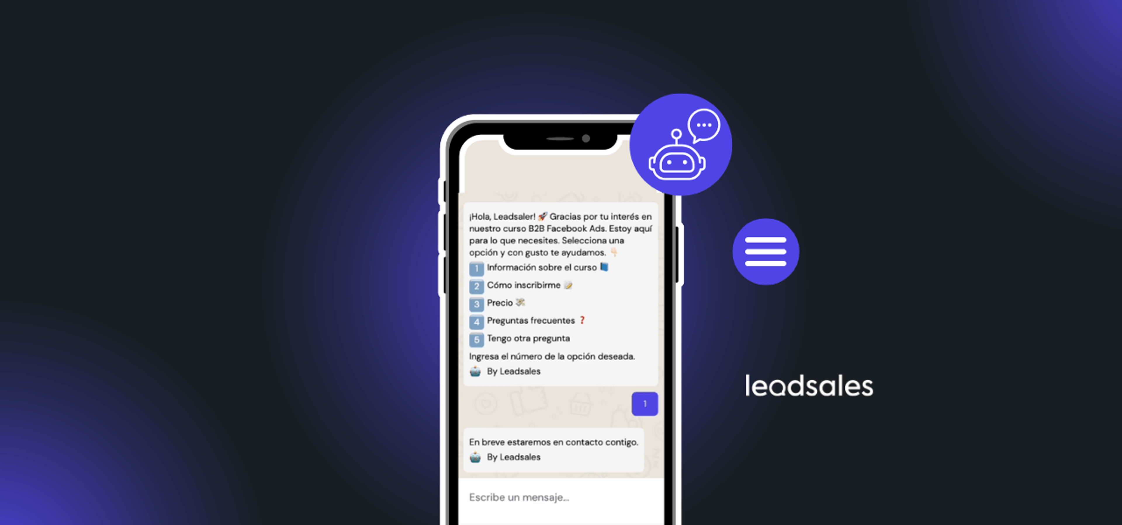 Portada del artículo: Leadbot de Leadsales: qué es y cómo puede ayudarte si vendes por WhatsApp