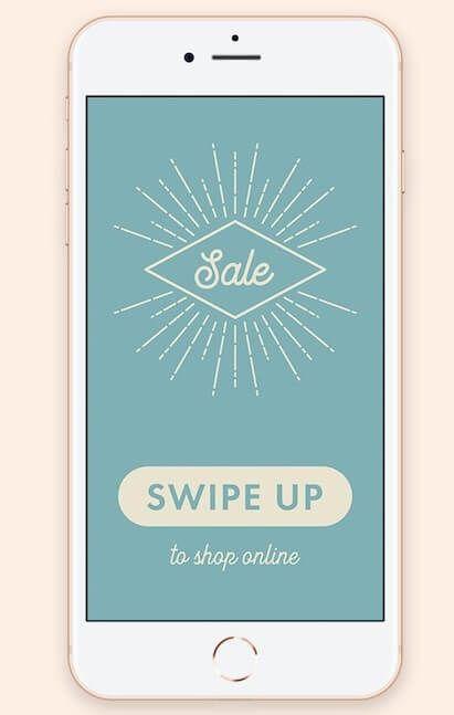 funcion swipe up instagram