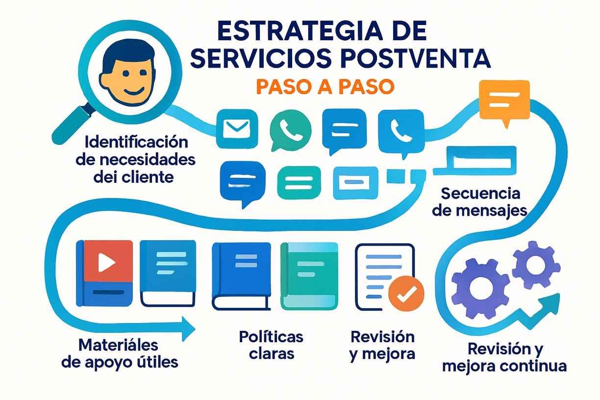 Estrategias de servicios postventa paso a paso