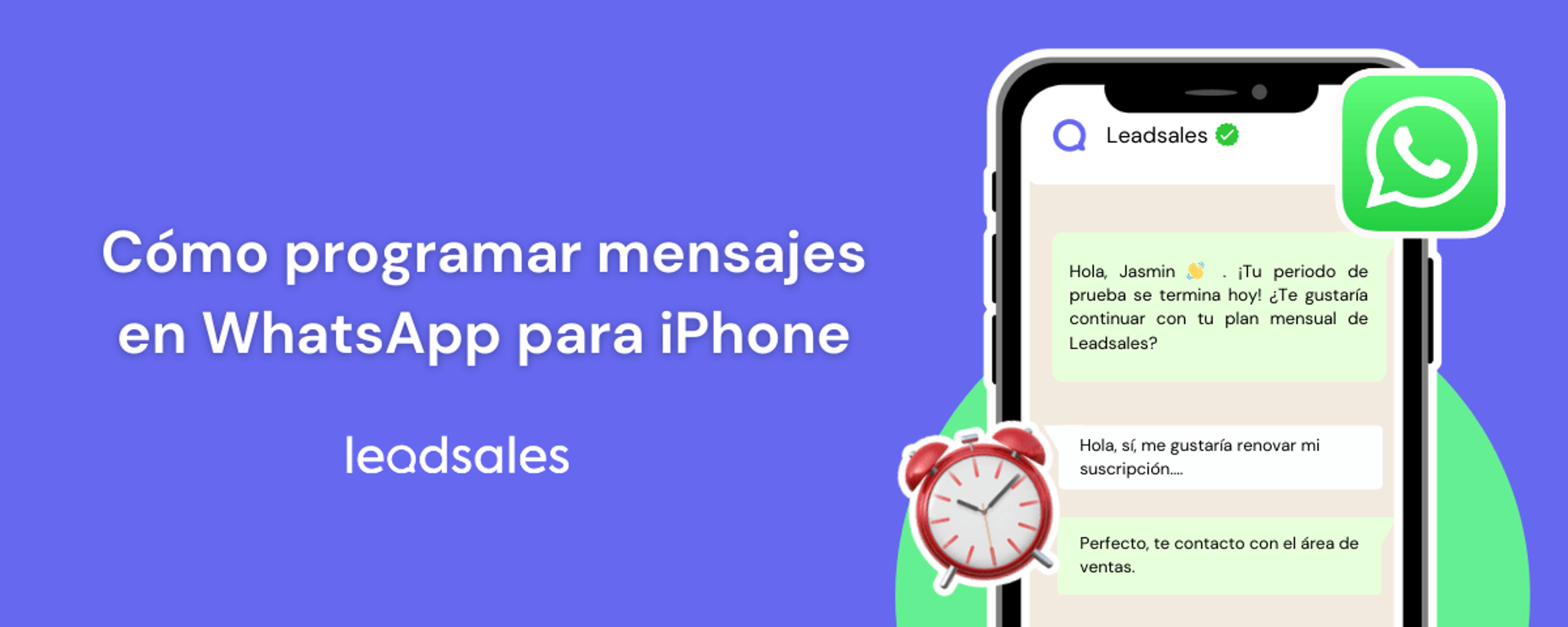 Portada del artículo: Cómo programar mensajes en WhatsApp en iPhone de forma sencilla