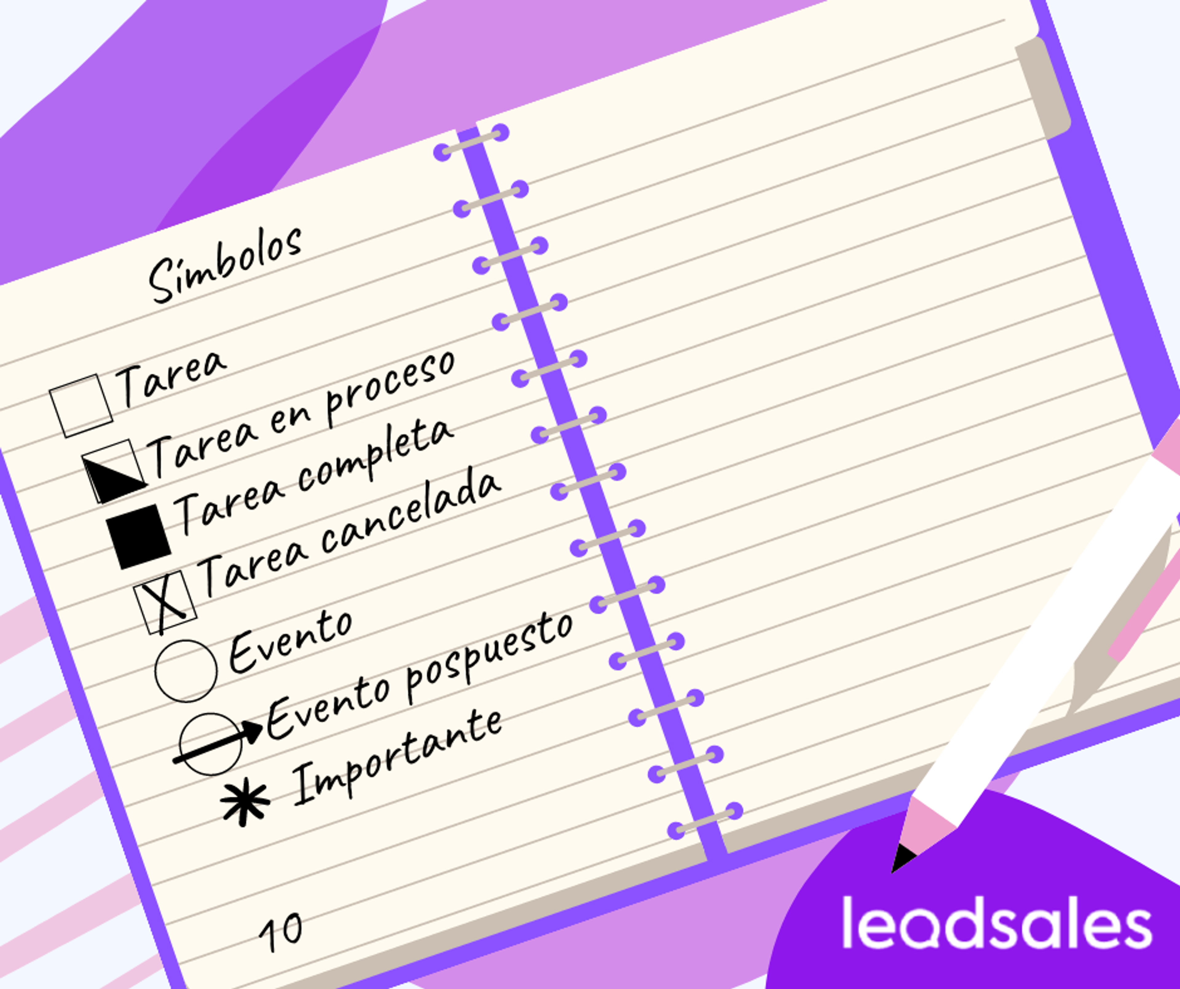 Los símbolos son indispensables para conocer el estado de la actividad