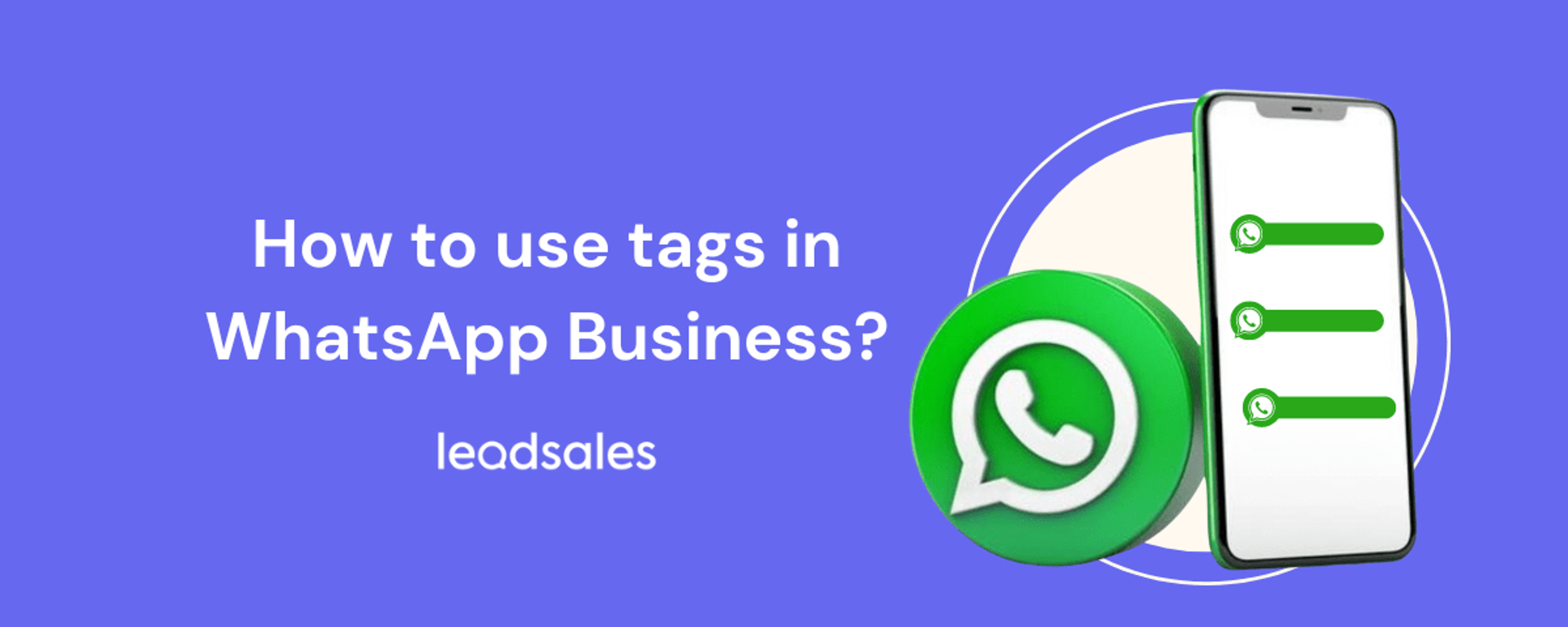 Cover image for the article: How to use tags in WhatsApp Business?